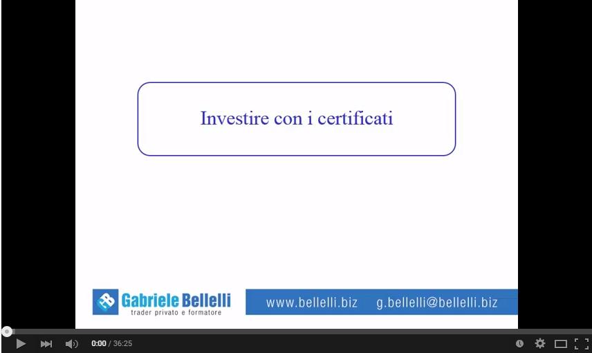 Investire con i certificati