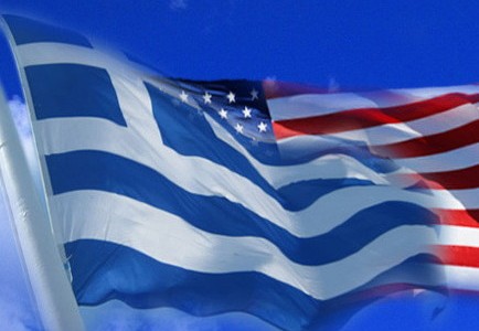 bandiera Usa Grecia